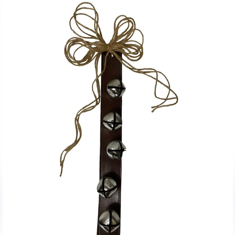 Holiday Sleigh Bells 10 Bell Sleigh Strap Christmas Decorations Jingle Bells